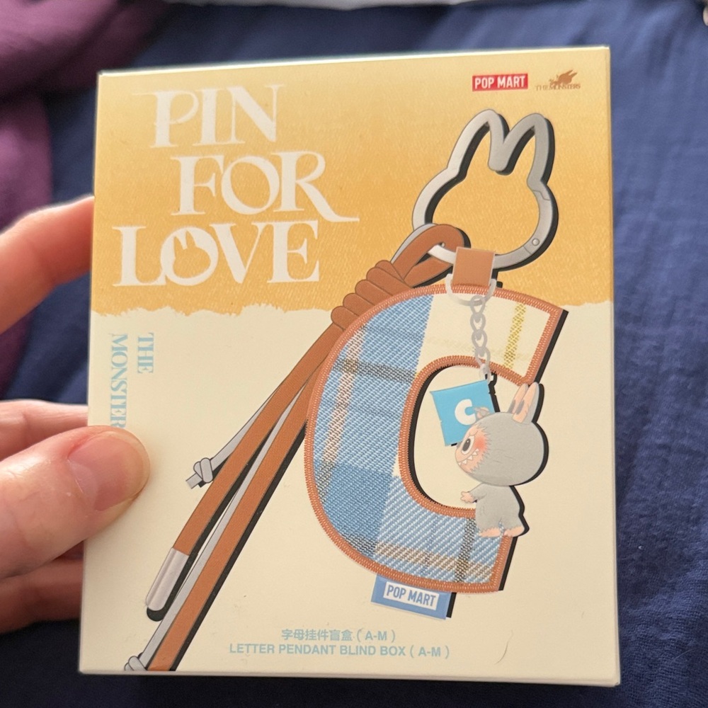 Pop Mart Pin for Love Pendant Blind Box - Multicolor